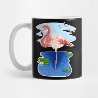 Majestic Greater Flamingo Mug